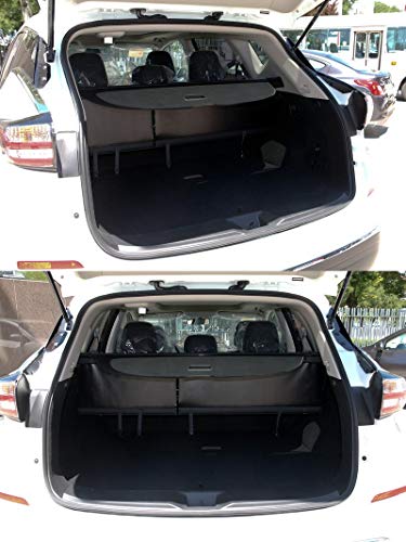 Vesul Compatible With Nissan Murano 2015-2023 Retractable Cargo Cover Security Cover Privacy Cover Tape On Window Wind Deflector Chrome Trim Rain Guard Vent Visor Shield Cover #TOP1