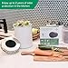 2 Years Supply Extra Thick Filters for Kitchen Compost Bins - Longer Lasting Activated Charcoal - Universal Size Fits ALL Compost Bins up to 7.25