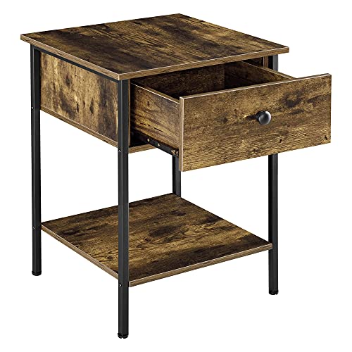 En.casa - Comodino con Cassetto e Ripiano