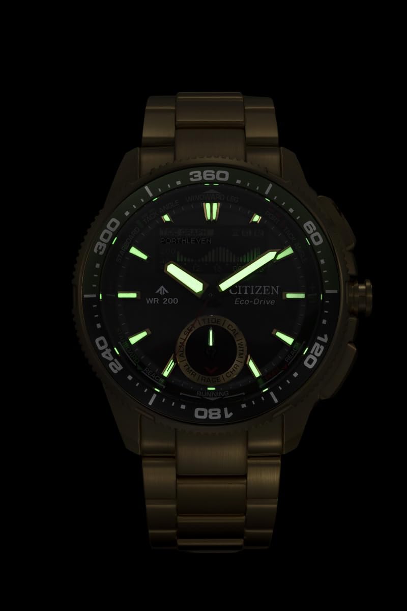 Citizen Promaster Eco-Drive Solaruhr Wave Tracker Goldfarben JV3002-51E