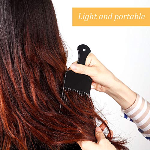 6 Piezas Peines Plásticos para Cabello Afro 6.5 in miniatura 6
