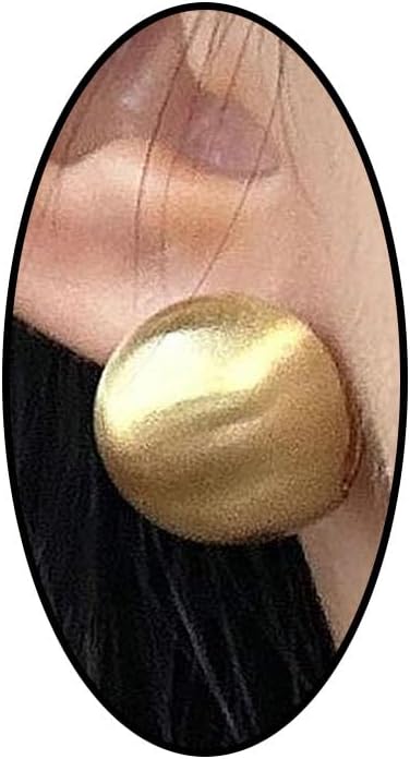Vintage Gold Half Ball Stud Earrings for Women Fashion Silver Half Round Earrings Brushed Button Earrings Party Jewelry Accessories