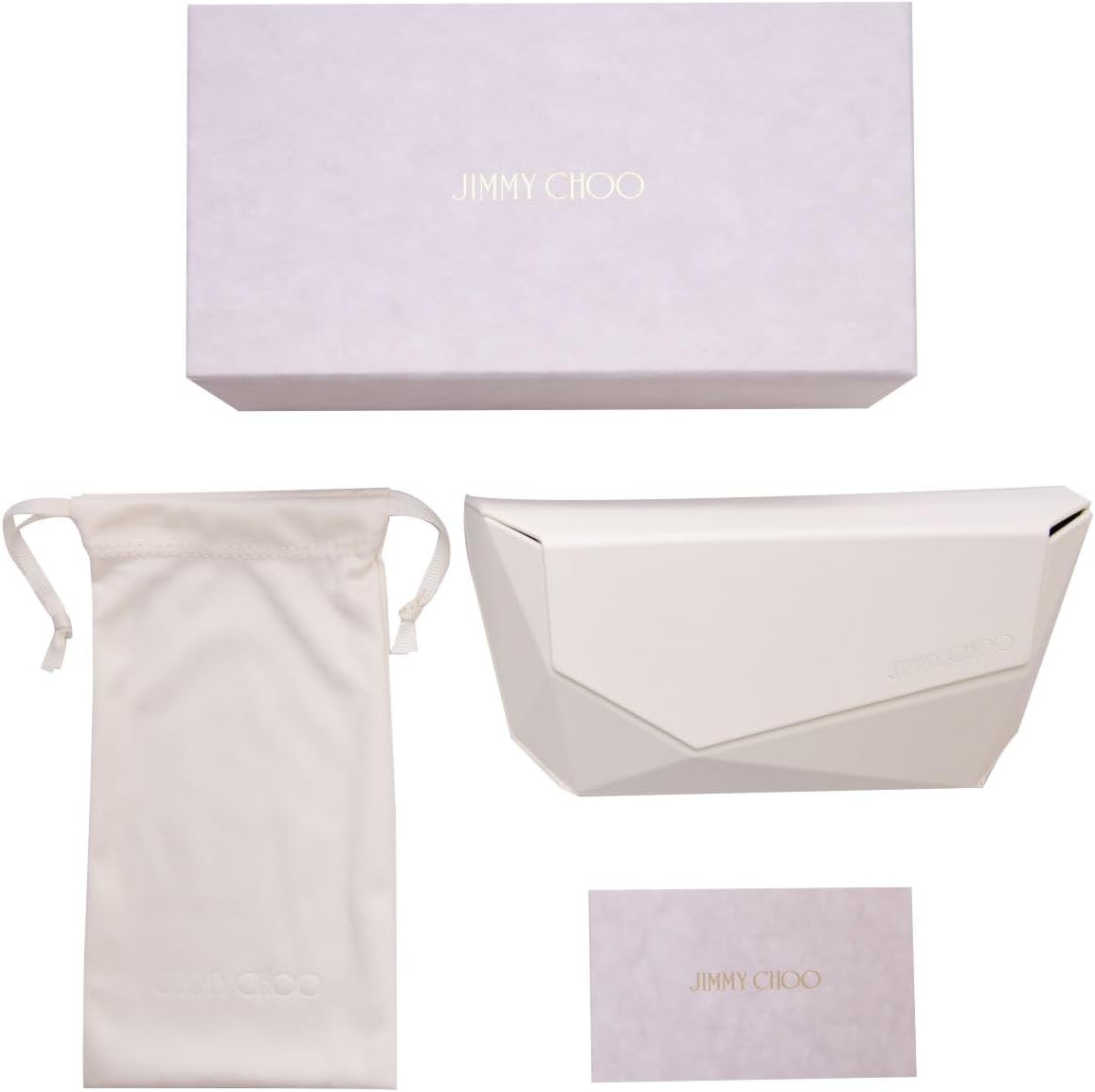 Red Rectangular Jimmy Choo Eyeglasses