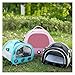 ITKXRVJZM Pet Bag Cat Dog Bird Rabbit Carrier Bag with Thick Cotton Cushion Pet Aviation Backpack Anti-Suffocation Portable Travel Bag Pet Dog Bag Portable(Pink,S)