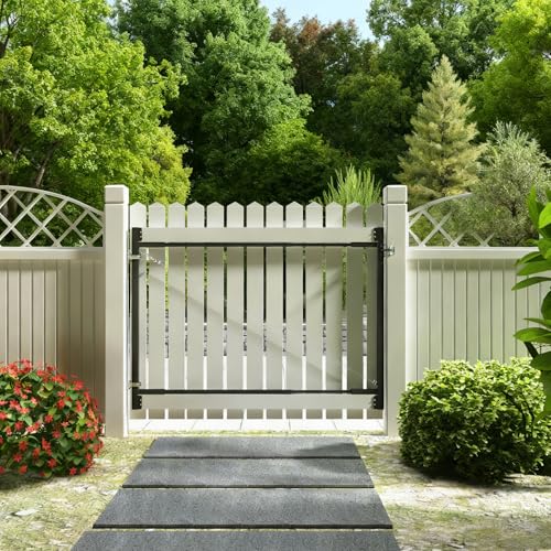 DIYHD Adjustable Full Frame Anti-Sag Gate Kit for 2x4 Lumber, Heavy Duty Powder-Coated Steel Hardware, Fits 60