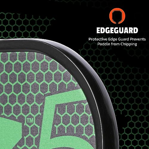 Image of Onix Graphite MOD Z5 Carbon Fiber Pickleball Paddle with Wide-Body Shape. Honeycomb Core, Graphite Face & Cushion Comfort Pickleball Paddle Grip