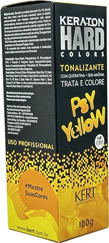 Keraton, Tonalizante, Hard Colors, 100g, Psy Yellow