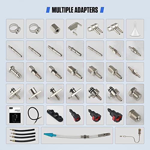 Autool Fuel Injector Cleaner Kit Fuel System Cleaner, Non-Dismantle Fuel Injector Cleaner Tester 1000Ml 150Psi Automotive Intake Valve Manifold Throttle Body Catalytic Converter Cleaner #TOP5