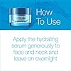 Neutrogena Hydro Boost Night Pressed Serum, Hyaluronic Acid Facial Moisturizer for Normal to Extra Dry Skin, Delivers Overnight Hydration for Restored, Revitalized, Dewy Skin, 1.7 oz