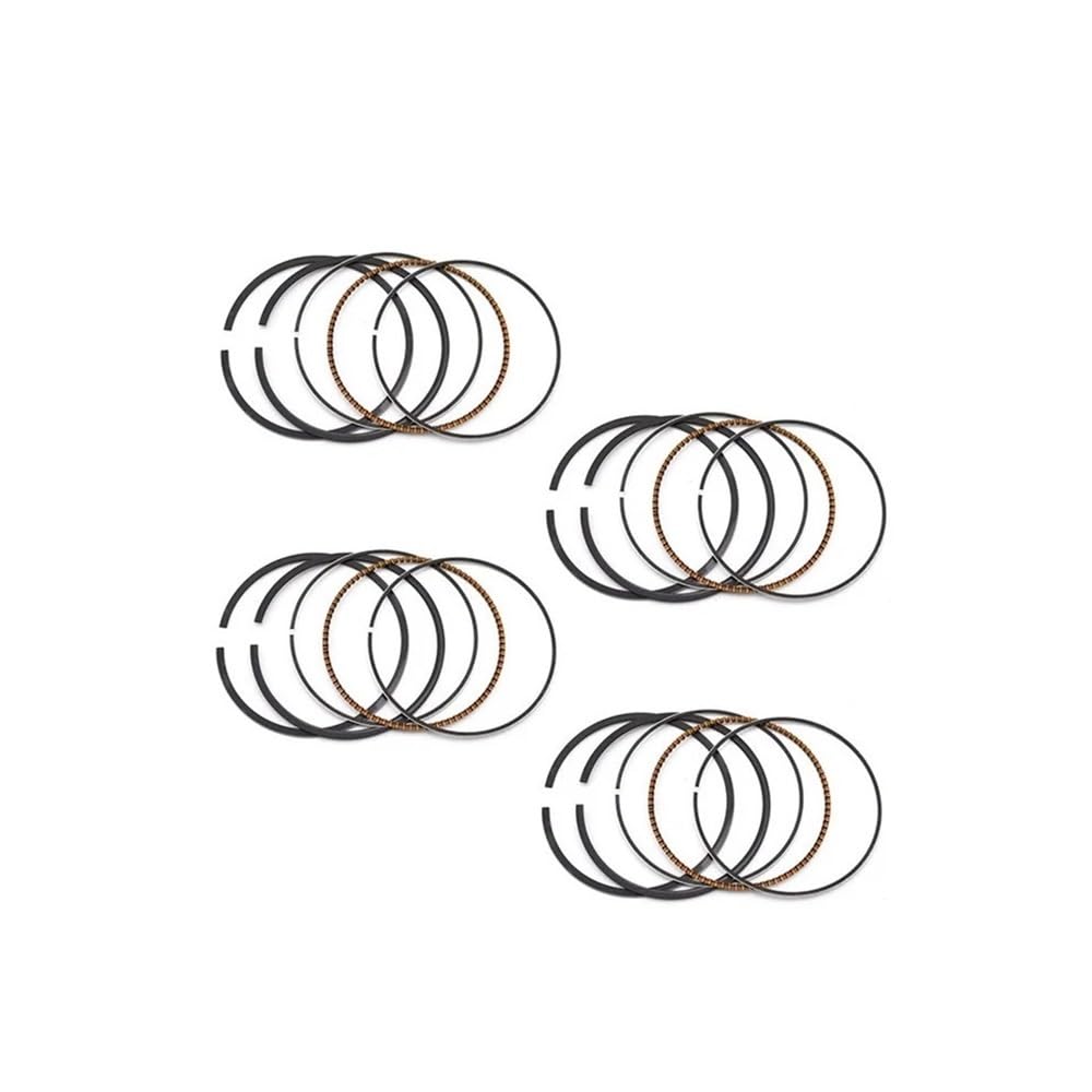 4 Fasce Elastiche for pistone for Motocicletta con Foro Standard da 57,5 mm, Adatte for ZZR400 ZRX400 I II III 1992-2003