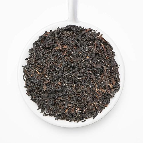 Image of VAHDAM, Second Lopchu Golden Orange Pekoe Black Tea| 40+ cups, 3.53 oz | Pure 100% Unblended Darjeeling Black Tea Loose Leaf | Single Estate Tea