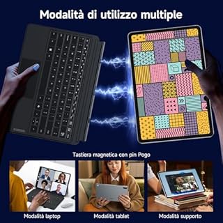 ALLDOCUBE Tablet 2-in-1 da 13 pollici con Tastiera e Stilo, Laptop Win 11 Home Intel Core Ultra 5 125H, PC Touchscreen 16GB RAM+1TB SSD, Display 2,5K, PD 65W, WiFi 6, QWERTY