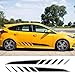 HLLebw Voiture Stickers Voiture Auto Corps Autocollant, for Ford Focus MK2 MK3 MK1 MK4 2 3 1