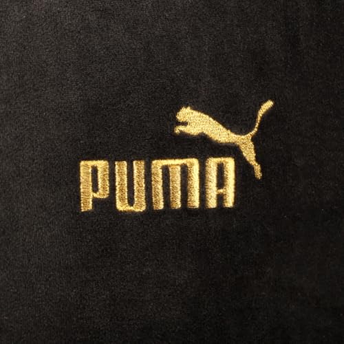 PUMA Mens Essentials Minimal Gold Velour Sweatpants Casual - Black3