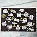 40 Pieces Talk Saying Phrases Waterproof Stickers for Laptop, Water Bottles, Fridge, Daily Planner, Junk Bullet Journal, Scrapbook