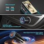 Chargeur de voiture charge rapide type C, 25W USB Adaptateur de chargeur mural C pour Samsung Galaxy S26 S25 Ultra S24 S23 FE A17 A16 A06 A54 A53 Android, 2X Accusés USB C Câble 6ft