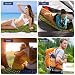 RUNACC Esterilla Camping, Colchones Camping Autohinchable, Ultraligero, Colchón Hinchable, Colchón de Aire...