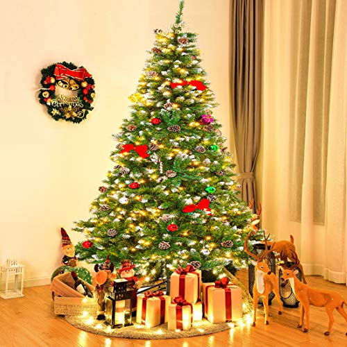 image for INTERGREAT 7 Ft Prelit Christmas Tree with Light, Indoor/Outdoor Chris