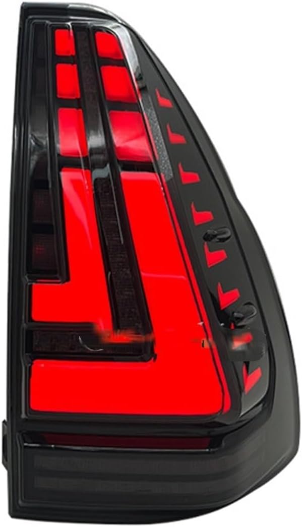 Car LED Tail Light Compatible With Toyota LAND CRUISER PRADO 120 FJ120 2002 2003 2004 2005 2006 2007 2008 2009 Rear Brake Turn Signal(Clear model A)