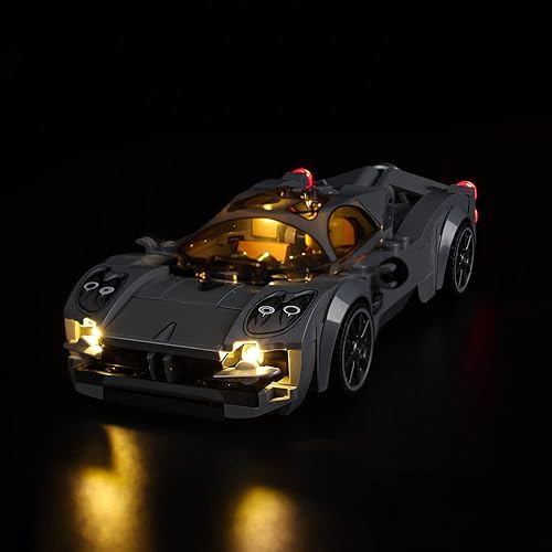 Vista 102 de Kyglaring Kit de iluminación LED diseñado para Lego Mercedes-AMG F1 W12 E Performance y Mercedes-AMG Project One 76909 Kit de construcción