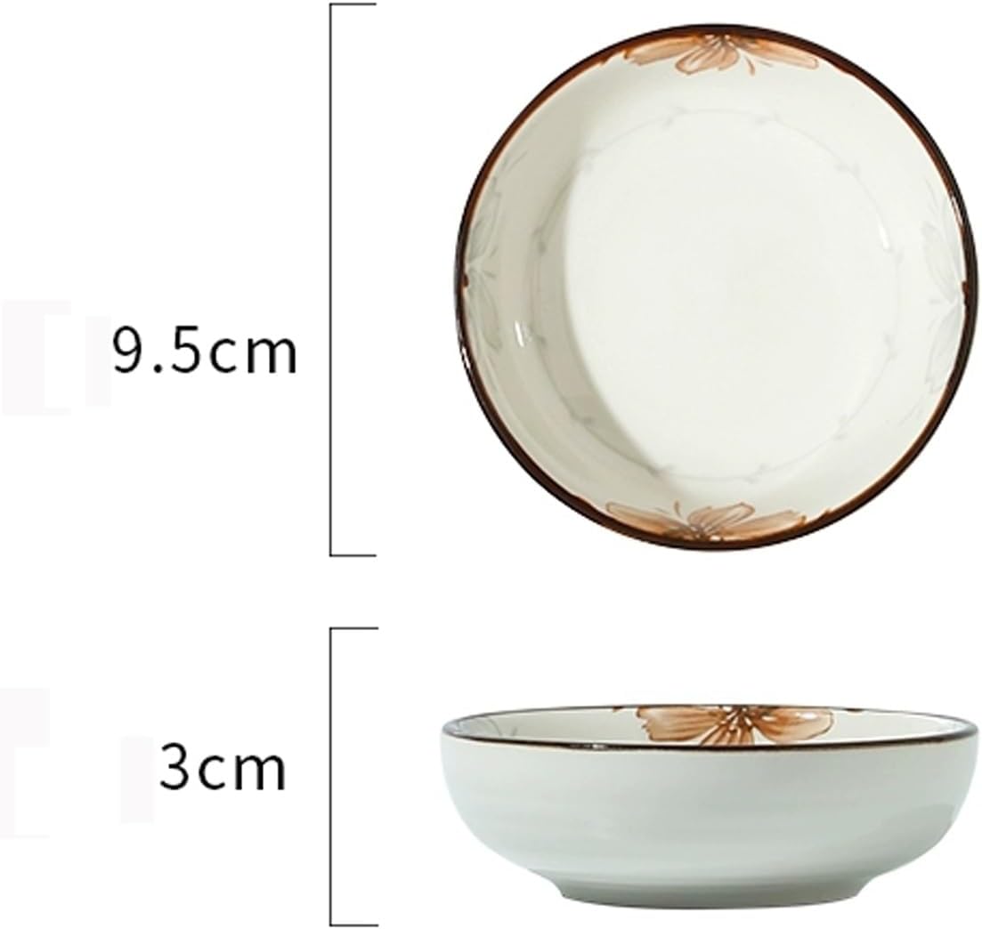 Bowl for Sauce Plates Suitable for Serving Desserts Salads Cream Sushi Sauces Snacks and Soy Sauce