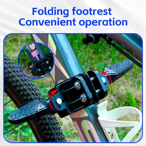 Showbean Kids Bike Seat Front Mounted And Handlebar Child Bike Seat Detachable Front Mounted Toddler Bike Seat Bicycle Seats With Foot Pedals For Children 2 thumb #2