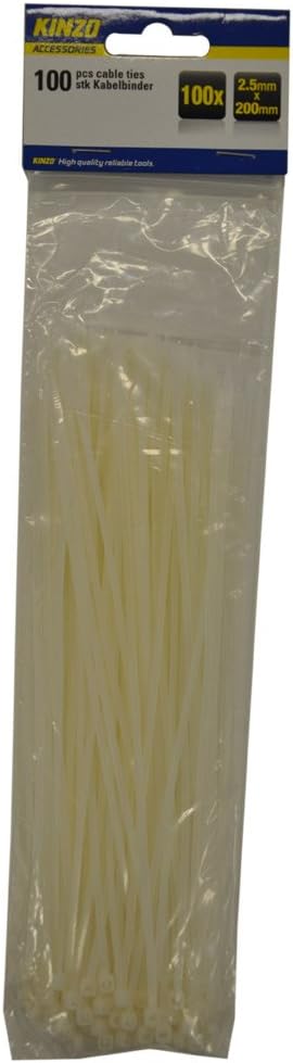 KINZO 72106 Cable Tie - Black