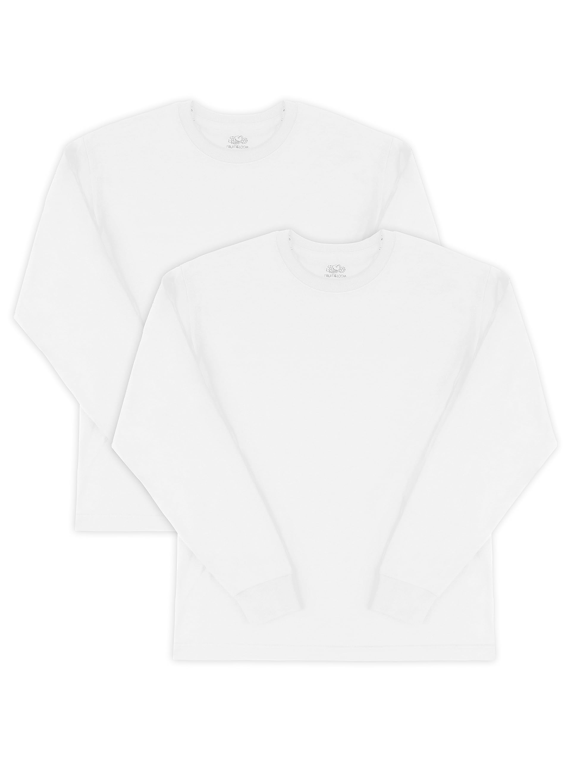 Fruit of the Loom Mens Eversoft Cotton Long Sleeve T Shirts, Breathable & Moisture Wicking with Odor Control, Sizes S-4xT-Shirt