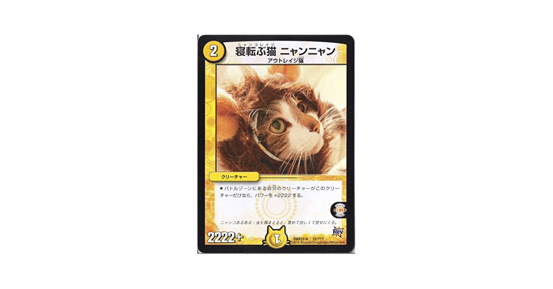 Amazon.co.jp: デュエルマスターズ DMX22-b-022 《寝転ぶ猫