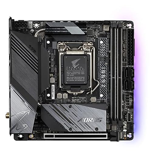 Placa Mãe Gigabyte Z590I AORUS ULTRA (LGA 1200/DDR4/HDMI/DisplayPort/RAID/M.2/WIFI/USB 3.2) - Z590I AORUS ULTRA