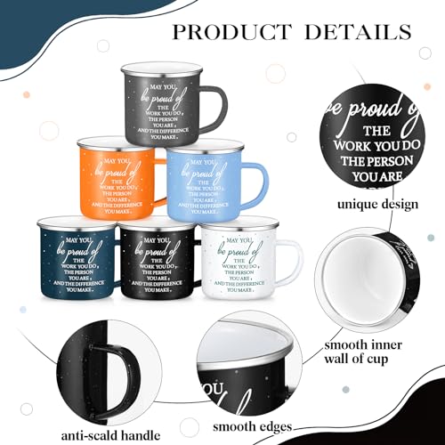 Sieral AE-SIERAL-2922 Employee Appreciation Gift 12 Oz Enamel Coffee Mugs Bulk Thank You Gifts Mugs Christmas Gift thumb #2