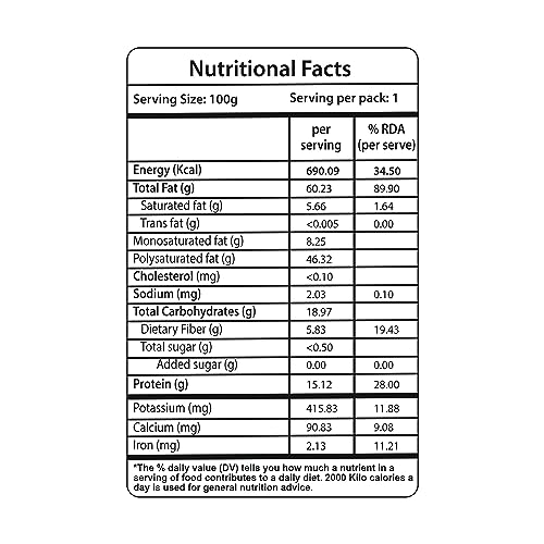 Image of Organic Tattva 'Walnuts /Akrot', Naturally Processed, No Artificial Additives (400 Grams(Pack of 4))
