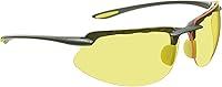 Vista 9 de proSPORT Visión nocturna antideslumbrante lente amarilla gafas de sol conducción hombres mujeres aviador metal plástico Marcos