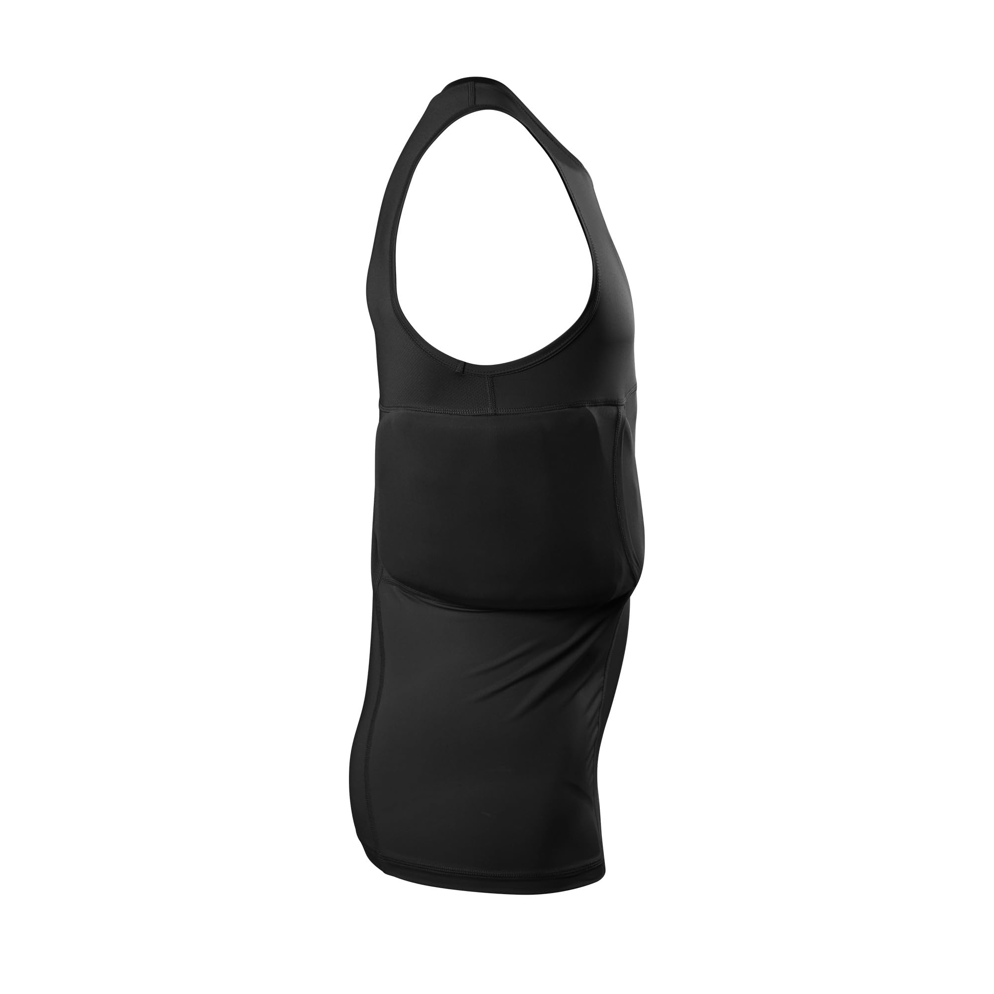 Chemise Compressible EvoShield Performance Rib - Gris - X-Large - Avec 2 Boucliers Côtelés
