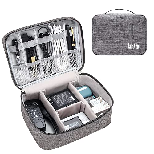 YOUBDM Electronics Organizer Travel Cable Organizer Bag Waterproof Portable Digital Storage Bag Electronic Accessories Case Cable Charger Organizer Case