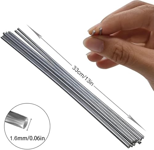 Miniatura 5 de 50 varillas de soldadura de aluminio con núcleo de fundente de 1,022.0 F1022 , varillas de soldadura de aluminio para proyectos de aluminio Samll