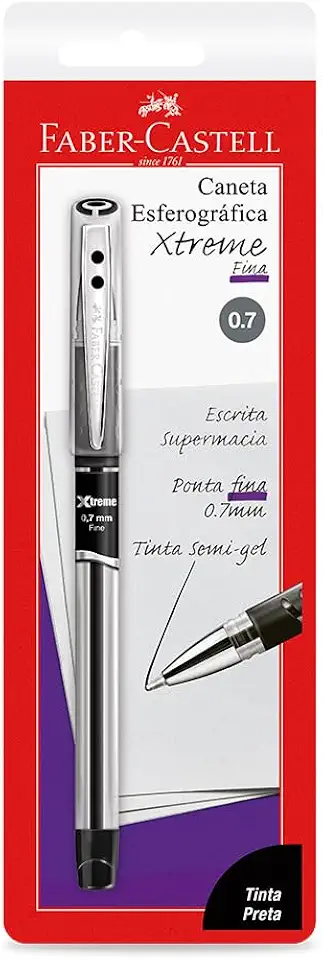 Caneta Esferográfica, Faber-Castell, Xtreme, 0.7mm