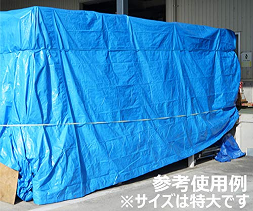 ブルーシート 特大 60畳 #3000 1枚 厚手 10x10m　BLS-3