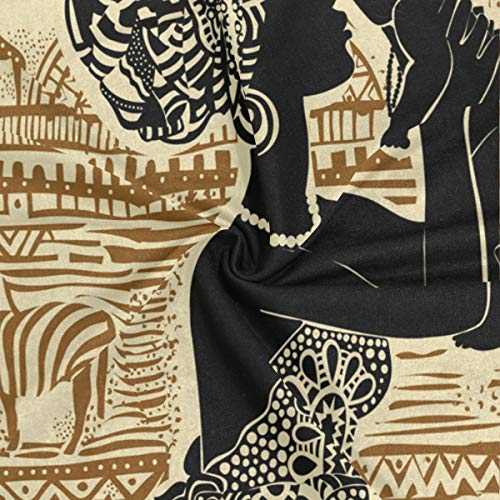 Face Mask Bandana Balaclava Neck Gaiter for Women Men, African Black Woman Face Sun Dust Mask Magic Scarf Headwear for Running Fishing Outdoor3