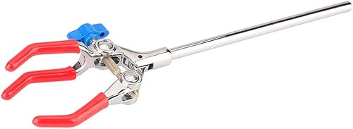 Labasics Abrazadera giratoria de 3 puntas, resistente de 3 puntas, abrazadera de extensión multiusos, estilo dedo, abrazadera de laboratorio con