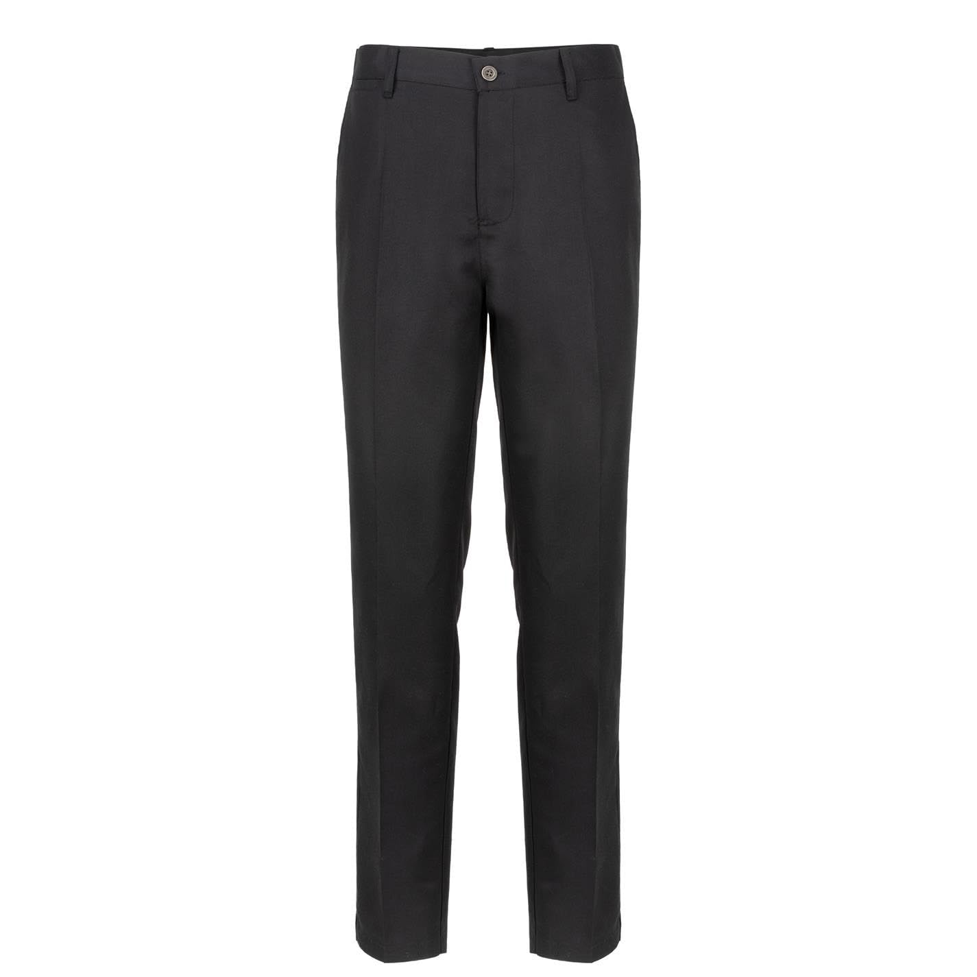 Slazenger Mens Golf Trousers Pants Bottoms Zip Regular Fit Black 34W / 33L
