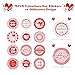 WhatSign 72Pcs Valentine's Day Stickers - Labels Stickers Gift Tags Happy Valentines Heart Stickers for Cards Envelope Seals Boxes Gift Wrap Valentine Party Favors Decoration