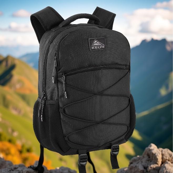 Kelty Laptop Backpack Bag 25 L Hiking Backpack for Men, Women, Work | 18 inch Travel Backpack Carry On Approved (Black) - Image 8
