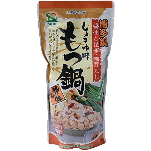 サンダイナー食品 もつ鍋しょうゆ味ストレートタイプ