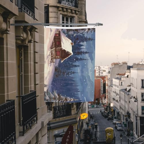 Drapeau robuste toutes saisons double face haut de gamme pour mât extérieur - 6