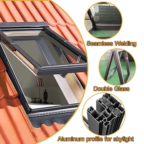 Claraboya para Techo contra Humedad Ventana de Ventilación Manual para Sótano 6