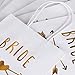 Bachelorette Party Bags Set of 12 - PojoTech Bachelorette Party Bride Tribe Gifts Bags Party Supplies Decorations for Wedding Bridal Party Bachelorette Party (White)