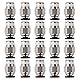 20 Stück PC4-M10 Stecker, PC4-M10 Gerade Pneumatikkupplung, PC4-M10 Pneumatik Verbinder, PC4-M10 Gerader Pneumatischer Anschluss für 3D-Drucker, Schnellverschraubung, Gewinde M10