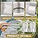 Tinoaly 2pcs 25mm Inlet Suction Strainer Mesh Filter, Stainless Steel Garden Hose Screen Filter for Livewell Pump Industrial Plumbing Sprayer & Irrigation Systems