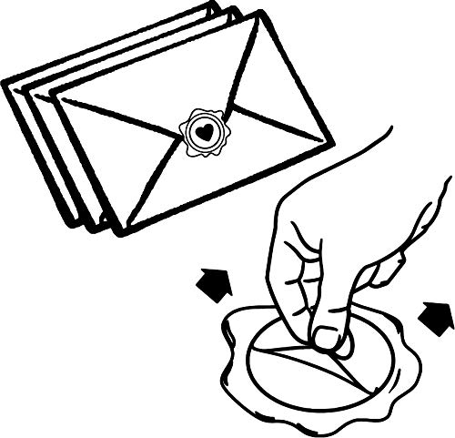 Adhesive Wax Seal Stickers 25Pk Pre-Made From Real Sealing Wax-Gold Initials (Initial G) #TOP2